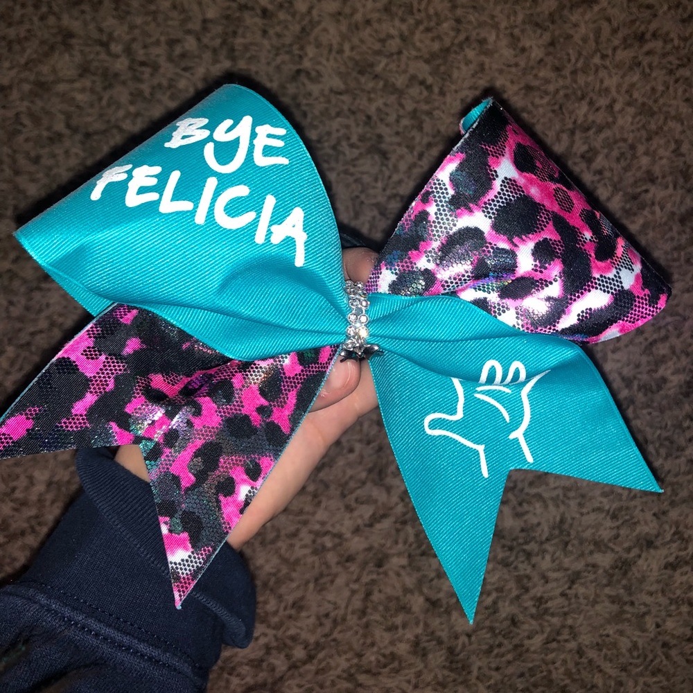Bye Felicia cheer bow